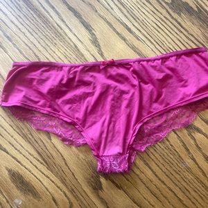 Women’s sz xl cheeky style…lacy back, silky front